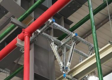 龙港该抗震支架的整体式支吊架结构协调性好